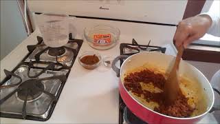 RICE AND CHORIZO ARROZ CON CHORIZO [upl. by Llednahs]