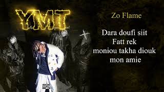 Zo Flame  Laff Thiat  feat BM Jaay  Lyrics Video [upl. by Niwdog]