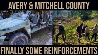 The Aftermath Of Hurricane HeleneFinally Some Reinforcements for Avery and Mitchell County Clean up [upl. by Rosel431]