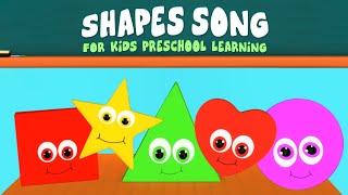 Shapes Song  We Are Shape  Geomatric shapes For Kids  shapes for kindergarten and nursery rhymes [upl. by Eecak]