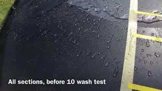 Wowo contact 121 vs 12 waxes sealants and SiO2 products 10 wash test [upl. by Angi435]