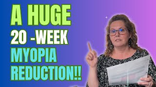 HUGE 20 Week Myopia Reduction Success  Advanced Vision Therapy [upl. by Ellenahc]