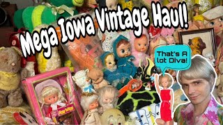 Midwest Iowa Vintage Mega Haul So much Kitsch [upl. by Pelagi]