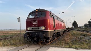 Bahnbetrieb auf dem letzten Stück Heidebahn zwischen Eilenburg und Laußig Teil 2 [upl. by Melanie313]