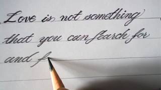 Hand writing with pencil  pencil calligraphy  mazic writer [upl. by Proudman808]