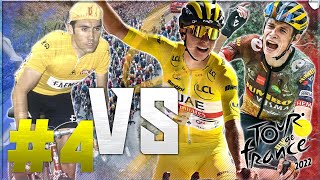 TOUR DE FRANCE 2022  MERCKX vs POGACAR ET VINGEGAARD  LAFFRONTEMENT 4 [upl. by Tris141]