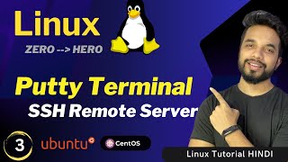 Access Linux Server Remotely Using SSH  Putty  Windows CMD  GitBash  MobaXterm [upl. by Elvina]