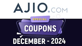 Ajio Coupon Code 2024 ⚡ 100 Working Coupon ⚡ Updated Today ⚡ Ajio Discount Code 2024 [upl. by Antipas]