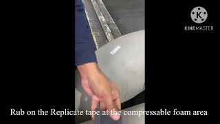 Replica tape test ASTM D4417 method C [upl. by Baird]