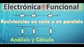 CONEXIÓN DE RESISTENCIAS EN SERIE Y PARALELO ANÁLISIS Y CÁLCULO [upl. by Suolhcin]