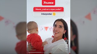 Tylenol® tan efectivo que te hará sentir Supermamá  Interpreatación [upl. by Nosa]