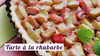 Voici un Dessert facile et rapide ❗ Tarte à la rhubarbe [upl. by Yleak]