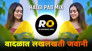 Vadlat Lakh Lakh Usalti Jawani  DJ Rohidas  DJ Song Remix  Dashing Maina  Halgi Mix  Marathi [upl. by Aerdnuahs]