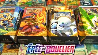 MEGA OUVERTURE DE 4 DECKS POKEMON ÉPÉE amp BOUCLIER [upl. by Lilas547]