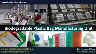 Biodegradable Plastic Bag Manufacturing Unit [upl. by Salina]