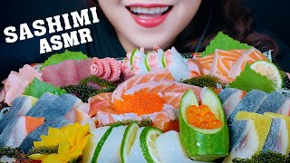 ASMR UNAGI FOOD DELI SASHIMI PLATTERSALMONTUNATOBIKO EGGSHERRINGS PRESSED EGGSOCTOPUSLINHASMR [upl. by Staci]