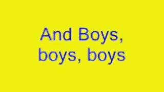 Boys Boys Boys  Lady Gaga Lyrics [upl. by Anekam]