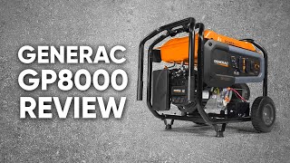 Generac GP8000 REVIEW Is This a WHOLE HOME GENERATOR [upl. by Oinegue]