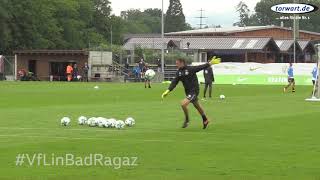 Torwarttraining Profis VfL Wolfsburg mit Koen Casteels Max Grün und Pascal Formann [upl. by Waine]