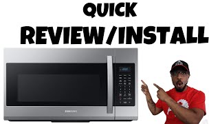 Samsung 19cu ft 1000Watt OvertheRange Microwave with Sensor Cooking [upl. by Rosalynd]