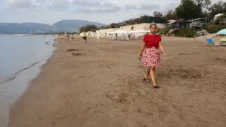 Kalamaki Zante beach walk September 2023 [upl. by Meingoldas]