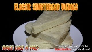 Classic Shortbread Cookie Wedges Recipe [upl. by Phillipp137]