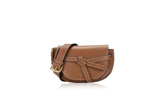 Loewe Calfskin Gate Mini Belt Bag Tan [upl. by Blessington]