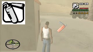 How to get the Fire Extinguisher in Valle Ocultado at the beginning of the game  GTA San Andreas [upl. by Aiem]