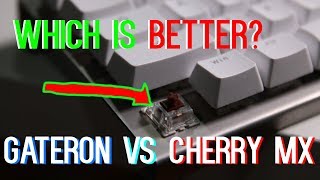 GATERON VS CHERRY MX BROWN SWITCHES What to choose [upl. by Lekcim546]