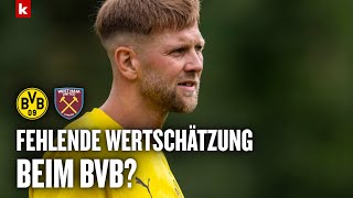 Füllkrug spricht Klartext nach BVBAbschied quotNicht der größte Vertrauensbeweisquot  Borussia Dortmund [upl. by Yrdua]