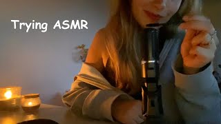 Trying ASMR for the first time [upl. by Dnaltroc788]