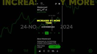 MASTERCARD STOCK PRICE MOVEMENT  ROBINHOOD STOCK MARKET INVESTING [upl. by Llyrehc]