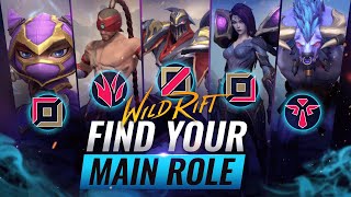 BEST Way to Find YOUR Main Role in Wild Rift LoL Mobile [upl. by Folly]