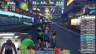 Zwift  Race Community Racing Festival  Coalition  Neokyo AllNighter B [upl. by Naletak]