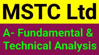 MSTC Ltd।। Metal Scrap Trade Corporation।। A Fundamental amp Technical Analysis [upl. by Anairt]