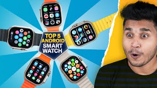 TOP 5 Best Android Smartwatches⚡️ With Dual HD Camera 4G LTE Video Calling🔥 2GB Ram Simcard✅ [upl. by Demona]