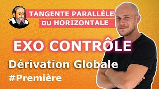 Tangentes PARALLÈLES ou HORIZONTALES  Première [upl. by Zwart]