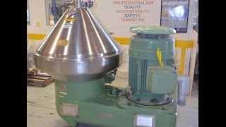 Used Westfalia SA10036177 Desludger Disc Centrifuge  stock  46161001 [upl. by Ethban]