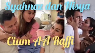 VIDEO MOMEN SYAHNAZ DAN NISYA CIUM AA RAFFI [upl. by Joshuah]