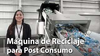 Maquinaria de reciclaje de plastico para post consumo [upl. by Tsirc330]