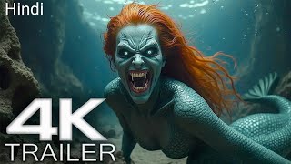 THE LITTLE MERMAID Trailer 2024 Horror Movie  4 K UHD HDR [upl. by Ayerim]