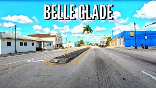 Belle Glade Florida Driving Through [upl. by Nnaeiluj]