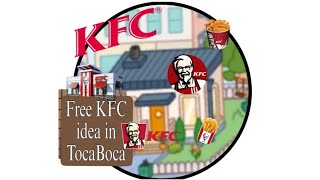 Free KFC idea in TocaBoca🍟🍔 [upl. by Eannyl]