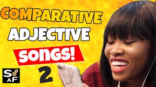 🆕Comparative Adjective Songs 👉🏾 Comparative Adjectives Song ESL Official Video 2 [upl. by Mosra]