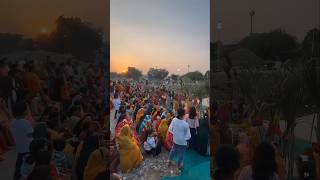 Chhath Puja Dahod 2024 Gujarat  Jode Jode Falwa chhathpuja chhath up bihar shorts short [upl. by Vasiliki210]