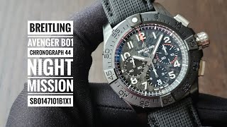 Breitling Avenger B01 Chronograph 44 Night Mission SB0147101B1X1 [upl. by Arym]