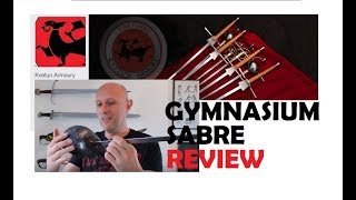 Gymnasium Military HEMA Sabre Review  Kvetun Armoury [upl. by Krystle]