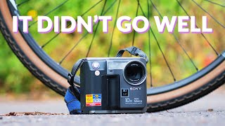 Biking with a Sony Mavica MVCFD7 Camera [upl. by Grae]