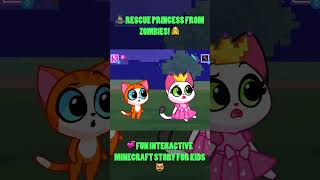 ⚔️ LETS FIGHT ZOMBIES amp RESCUE THE PRINCESS 🧟‍♂️🧟‍♀️ FUN MINECRAFT STORYTIME 👑 [upl. by Emmit]