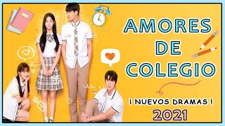 5 Nuevos Doramas ESCOLARES ROMANTICOS 2021 📔💛 sub español kdramas y cdramas [upl. by Hahn480]